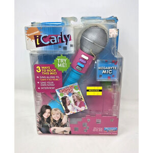 NEW Rare icarly Miranda Cosgrove Microphone mic Jennette McCurty Nathan Kress